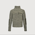 Moncler Chunky Knit Turtleneck Sweater Olive Marl
