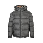 Burberry Hooded Down Jacket — Olive Green, Vintage Check Hood Lining