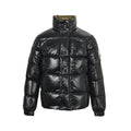 Moncler Reversible Glossy Down Jacket — Stand Collar Double Zipper