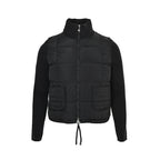 Moncler Hybrid Quilted Jacket — Knit Sleeve, Double Zip Small version
