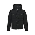 Moncler Multi-Pocket Down Jacket — Black, Snap Button Placket