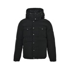 Moncler Multi-Pocket Down Jacket — Black, Snap Button Placket