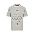 Louis Vuitton Malletier Diamond-Set Typography Embroidered T-Shirt