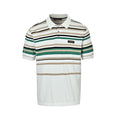Louis Vuitton 26SS Leather Tab Stripe & Checkerboard Knit Polo Shirt — Dark Edition