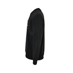 Prada Asymmetric Zip-Panel Sweatshirt — Black