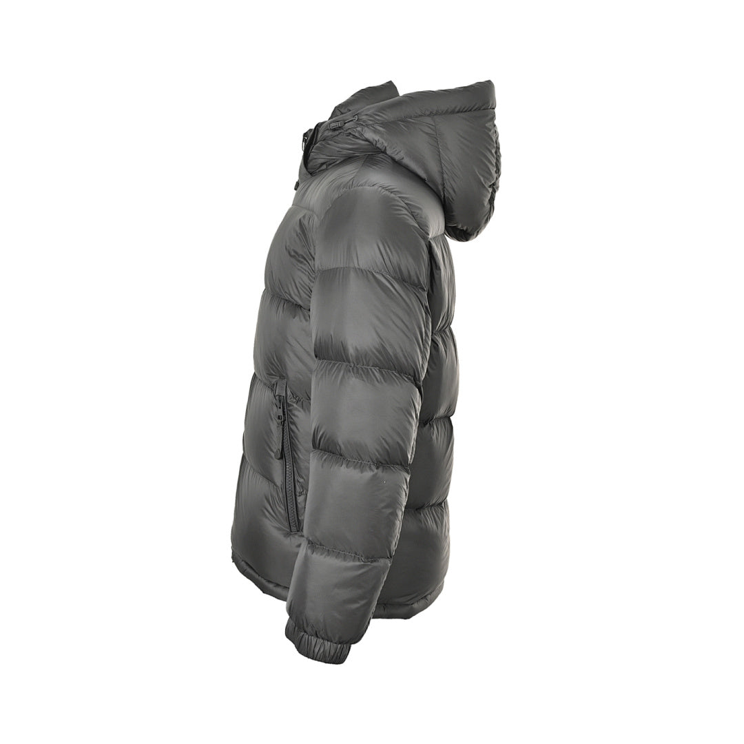 Burberry Hooded Down Jacket — Olive Green, Vintage Check Hood Lining