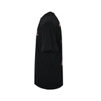 Louis Vuitton Script Signature Embroidered T-Shirt — Black / Rose