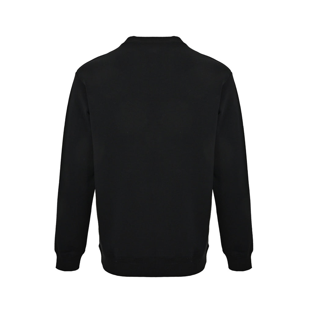 Prada Asymmetric Zip-Panel Sweatshirt — Black
