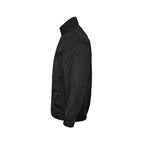 Prada Stand-Collar Two-Way Zip Jacket — Black