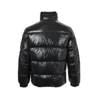 Moncler Reversible Glossy Down Jacket — Stand Collar Double Zipper