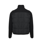 Moncler Hybrid Quilted Jacket — Knit Sleeve, Double Zip Small version