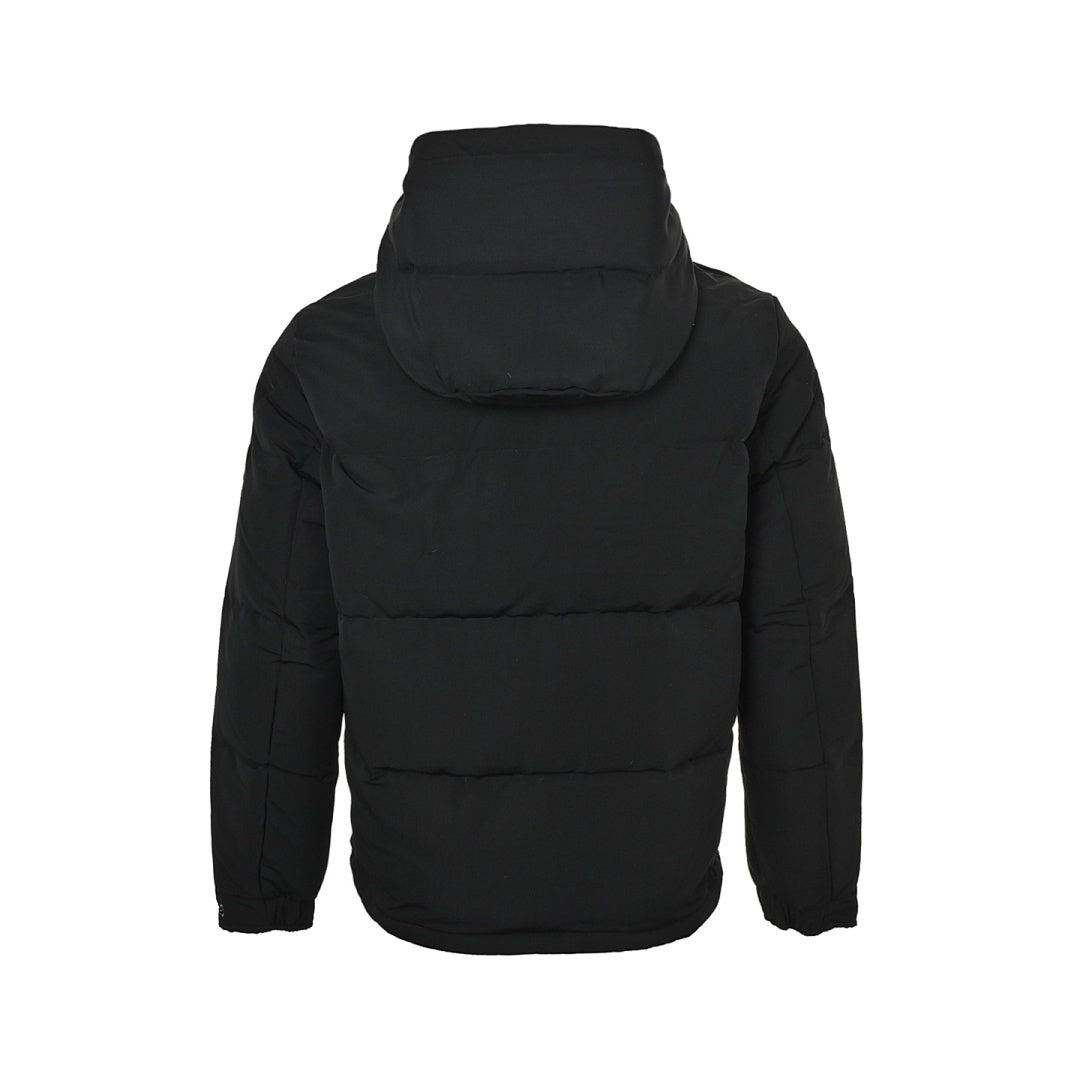 Moncler Multi-Pocket Down Jacket — Black, Snap Button Placket