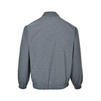 Prada Reversible Check Zip Jacket — Grey / Light Blue
