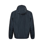 Prada Triangle Logo Hooded Zip Jacket — Black