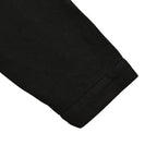 Prada Denim-Panel Zip Jacket — Black / Washed Grey