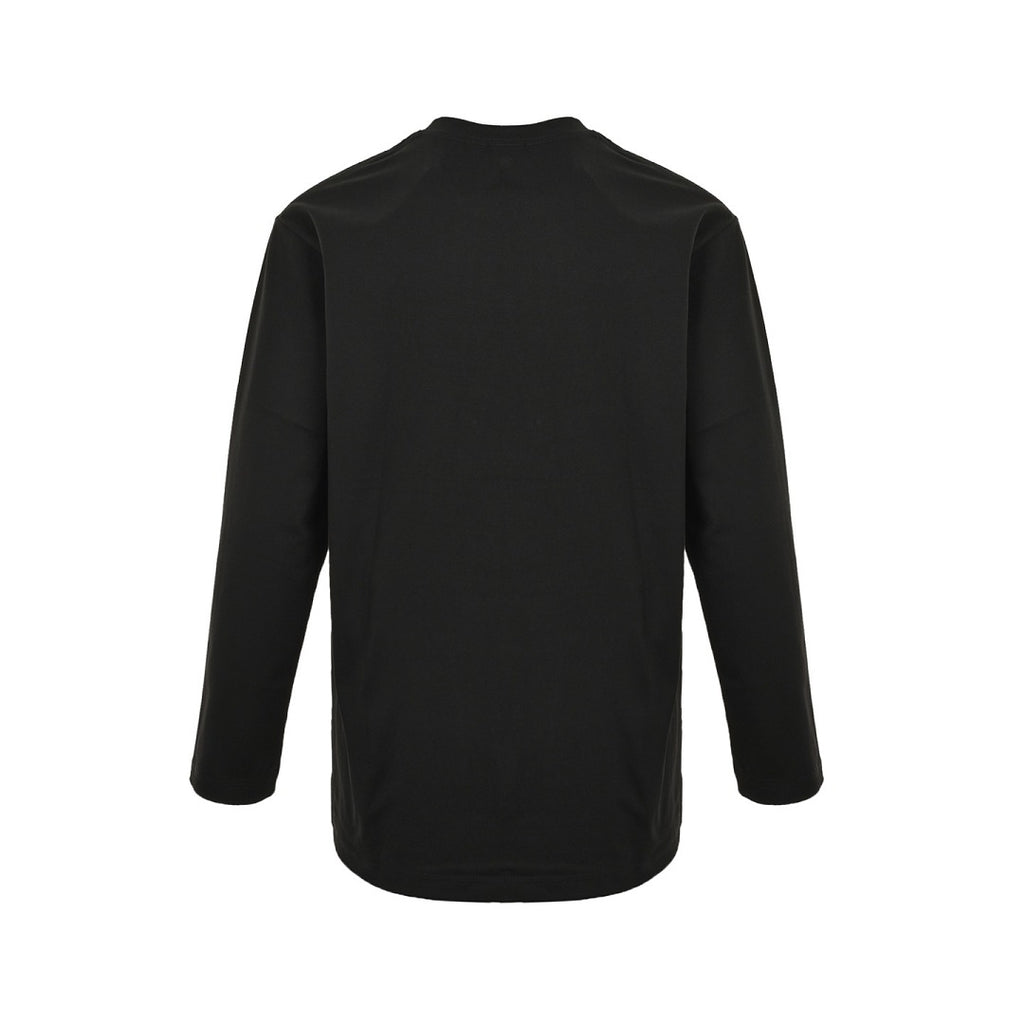 Prada Milano Graphic Long-Sleeve T-Shirt — Black