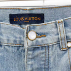 Louis Vuitton Logo-Embroidered Jeans