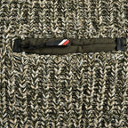 Moncler Chunky Knit Turtleneck Sweater Olive Marl