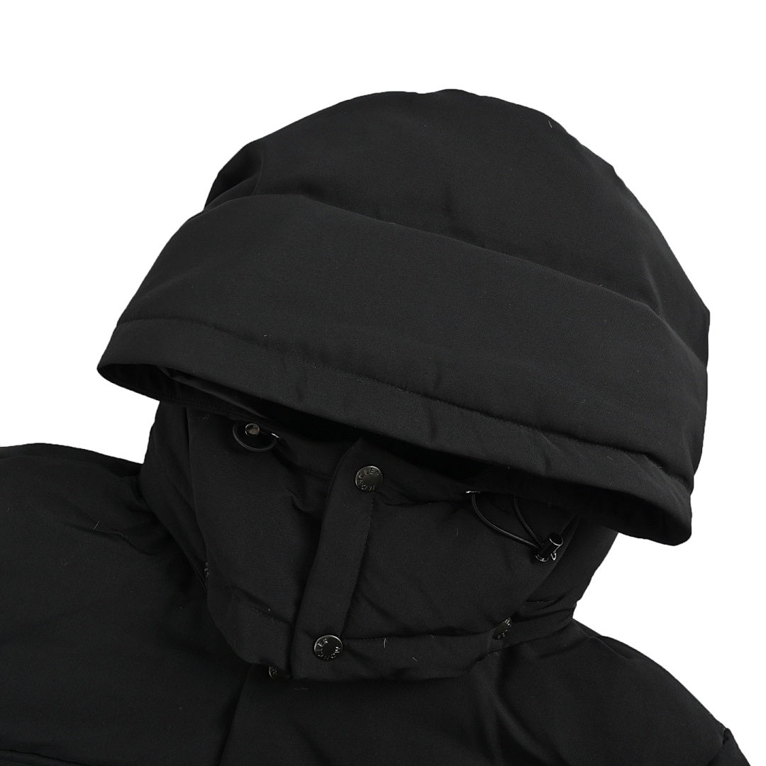 Moncler Multi-Pocket Down Jacket — Black, Snap Button Placket