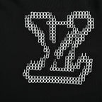 Louis Vuitton Chain-Ring LV Logo Embroidered T-Shirt