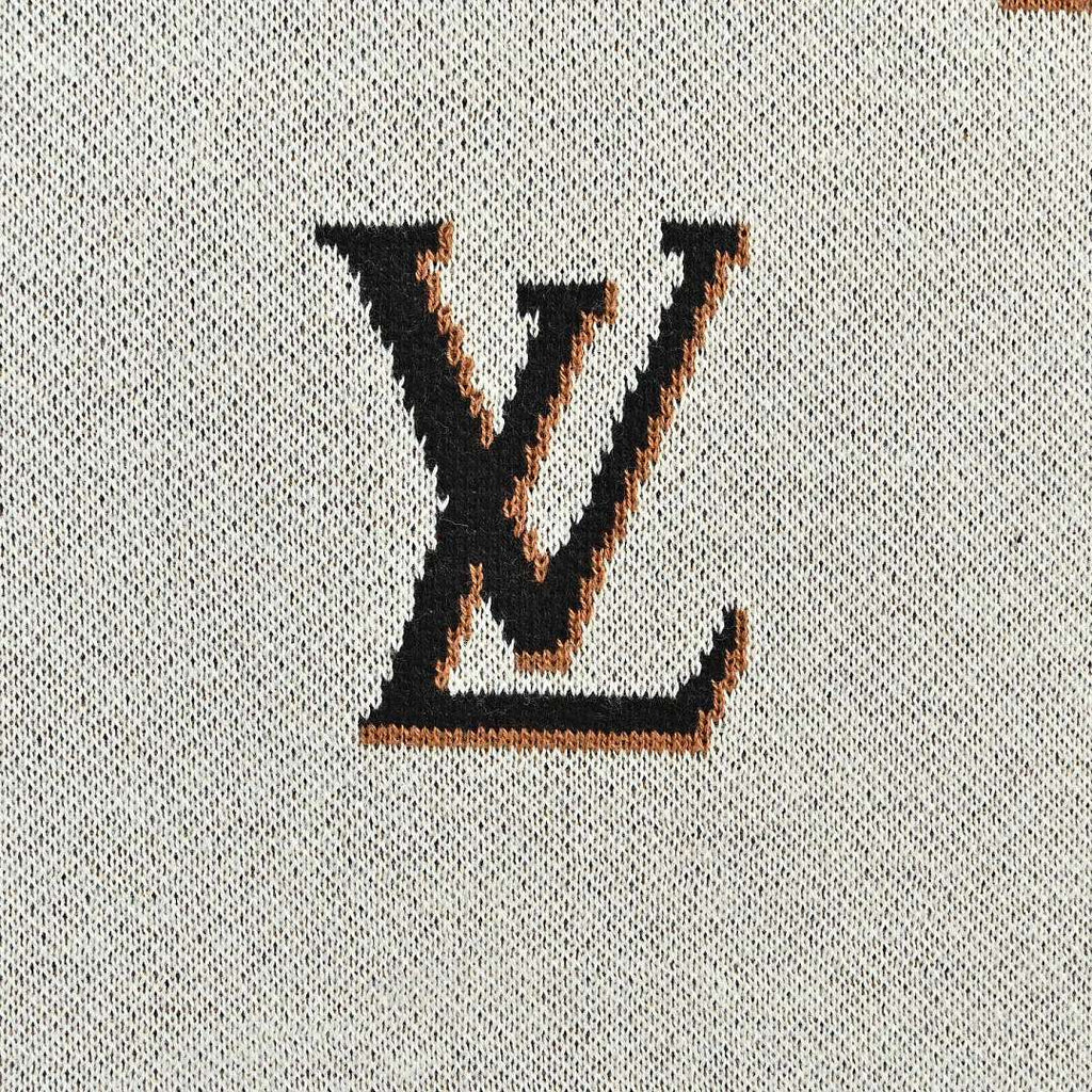 Louis Vuitton Malletier Diamond-Set Typography Embroidered T-Shirt