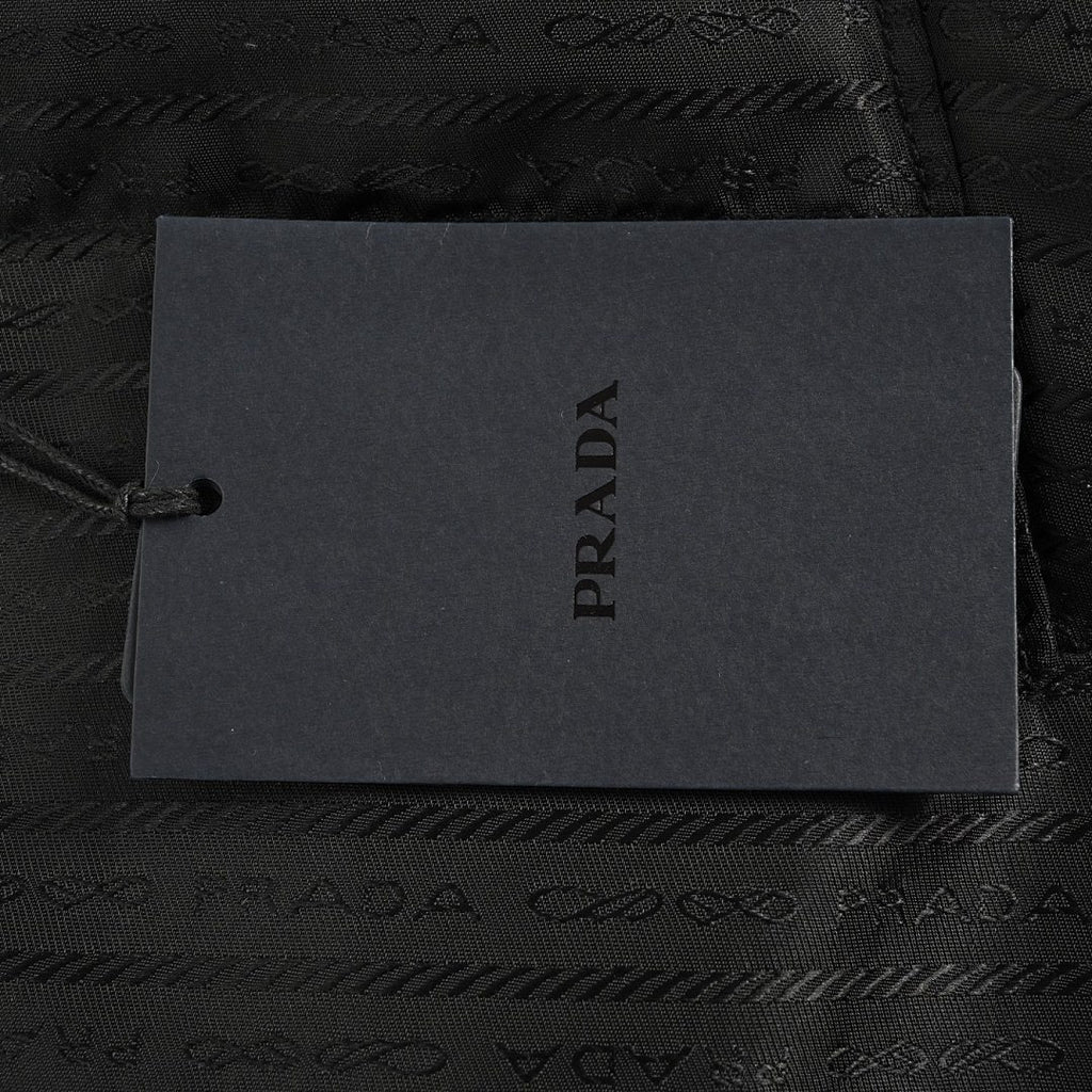 Prada Re-Nylon Down Jacket — Black, Triangle Logo