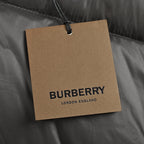 Burberry Hooded Down Jacket — Olive Green, Vintage Check Hood Lining