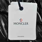 Moncler Reversible Glossy Down Jacket — Stand Collar Double Zipper