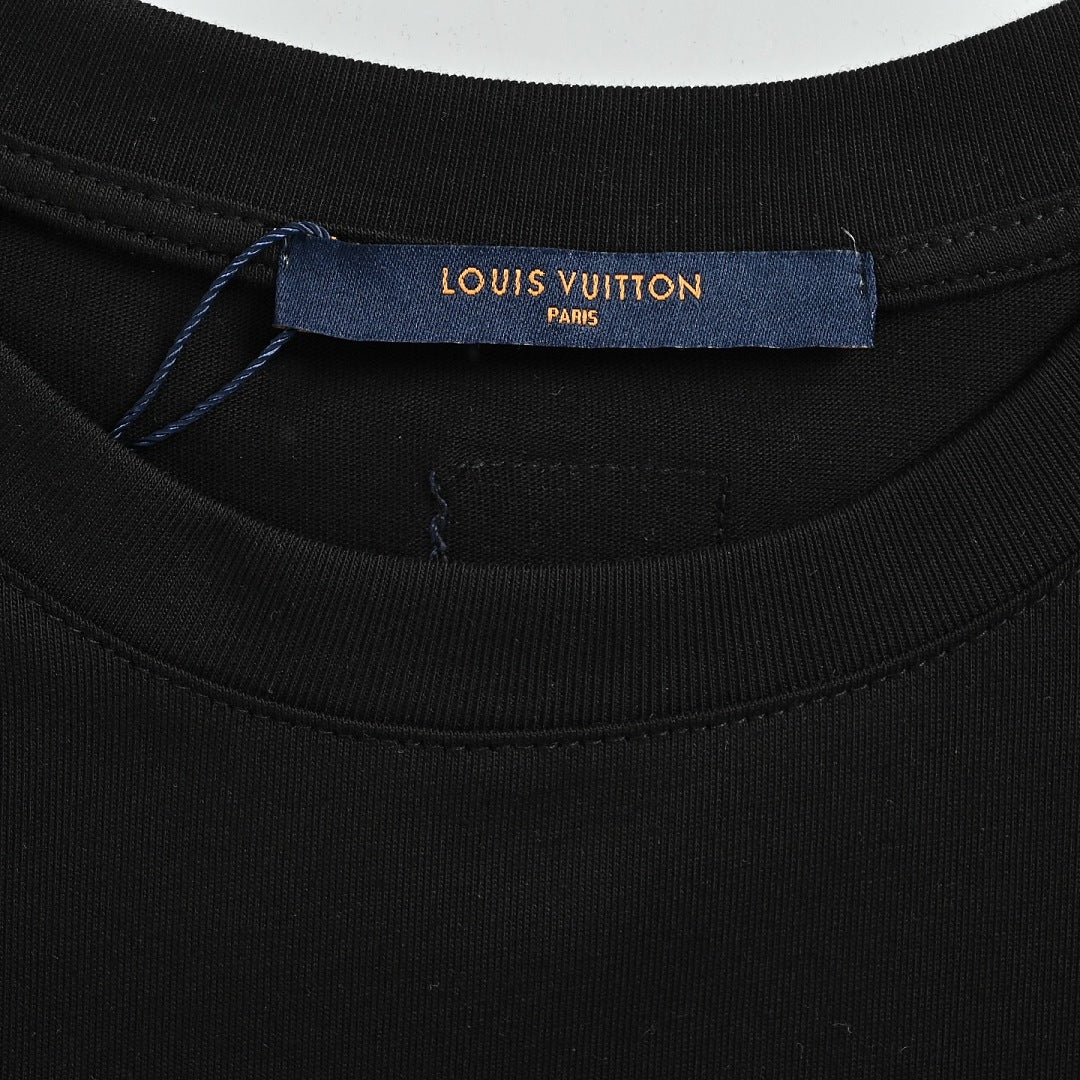 Louis Vuitton Scattered Monogram Tonal Embroidery T-Shirt
