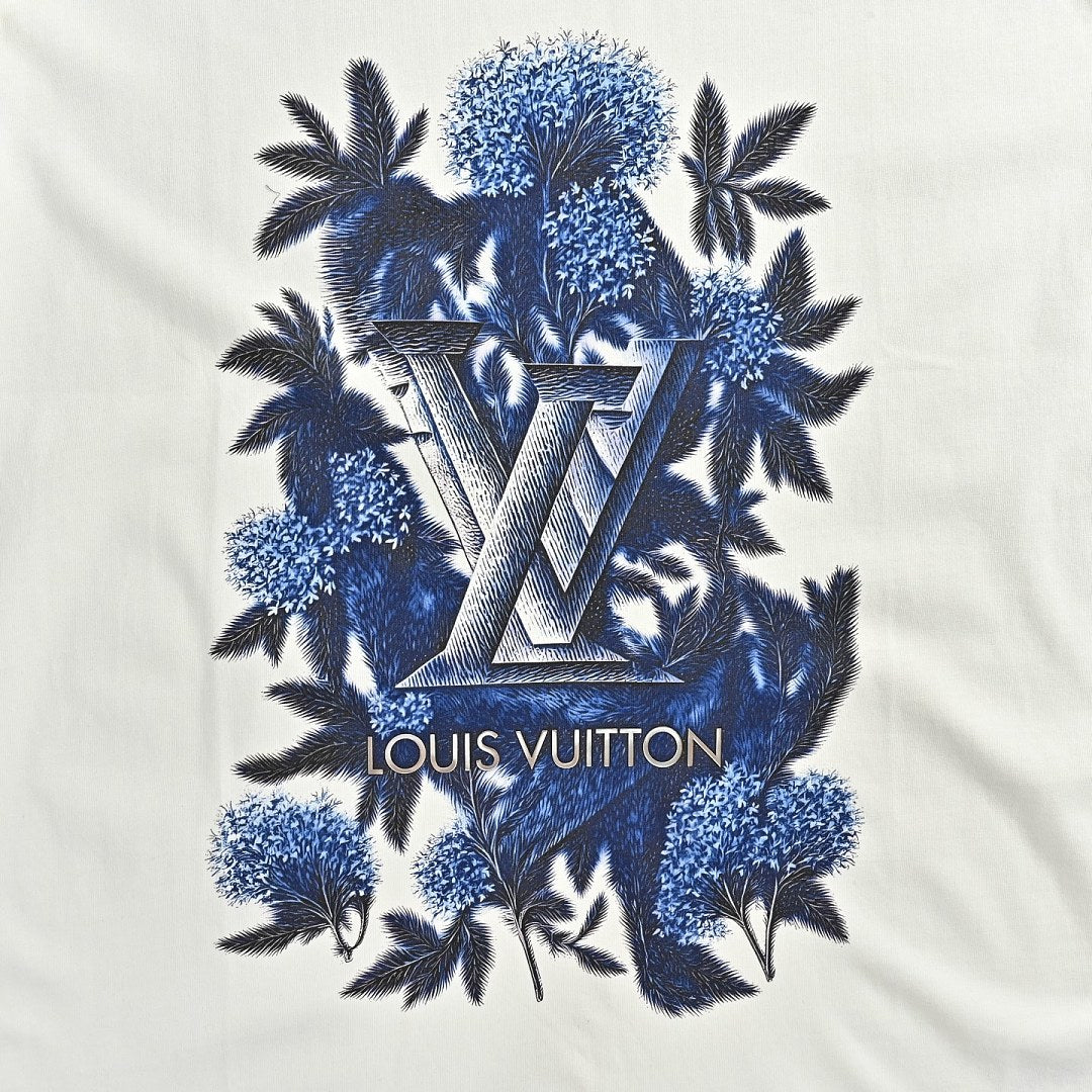 Louis Vuitton Botanical Garden LV Logo Print T-Shirt