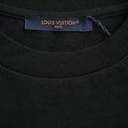 Louis Vuitton 26SS Wine Glass & Umbrella Print Short-Sleeve T-Shirt