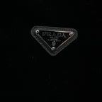 Prada Triangle Logo Stand-Collar Zip Jacket — Black