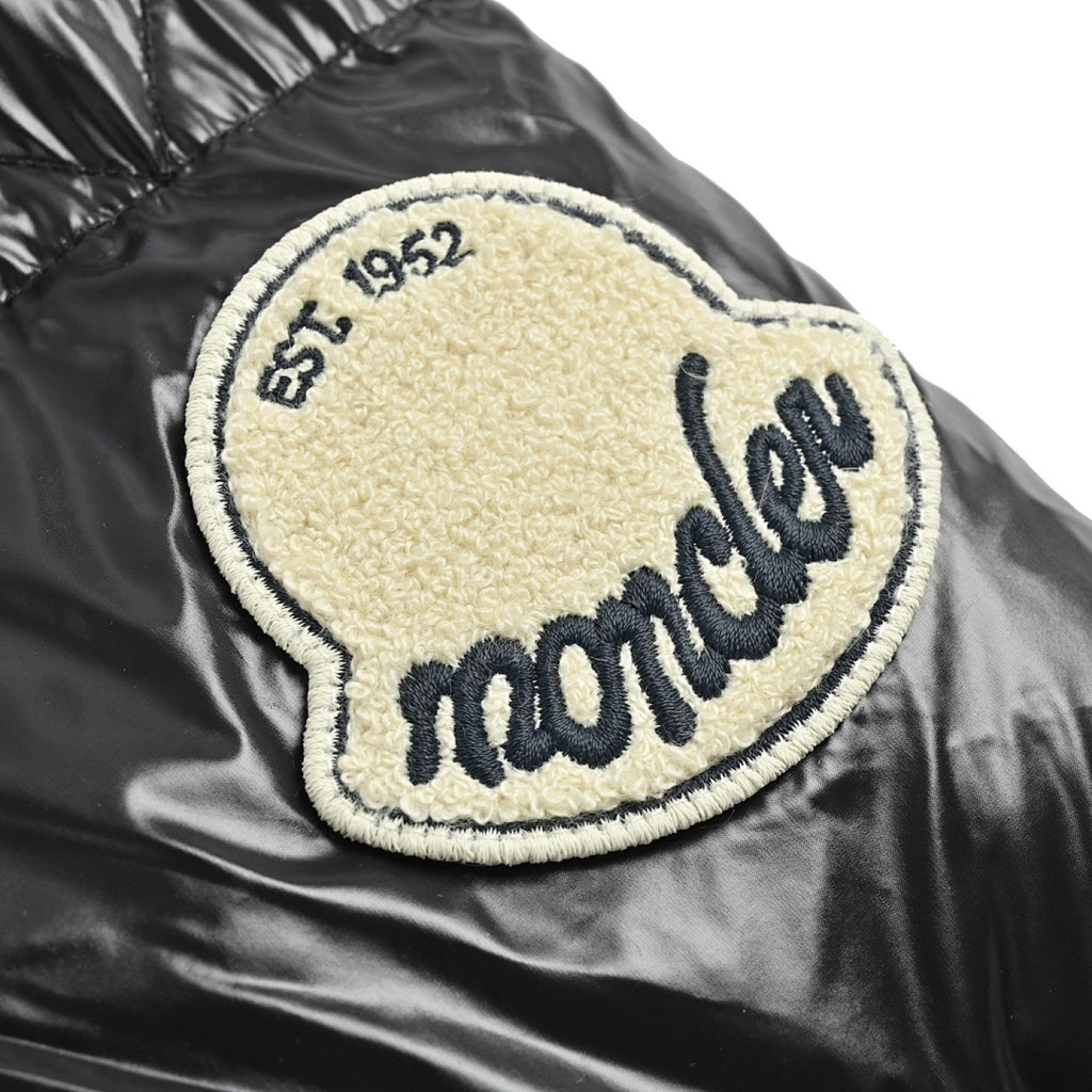 Moncler Reversible Glossy Down Jacket — Stand Collar Double Zipper