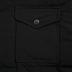 Moncler Multi-Pocket Down Jacket — Black, Snap Button Placket