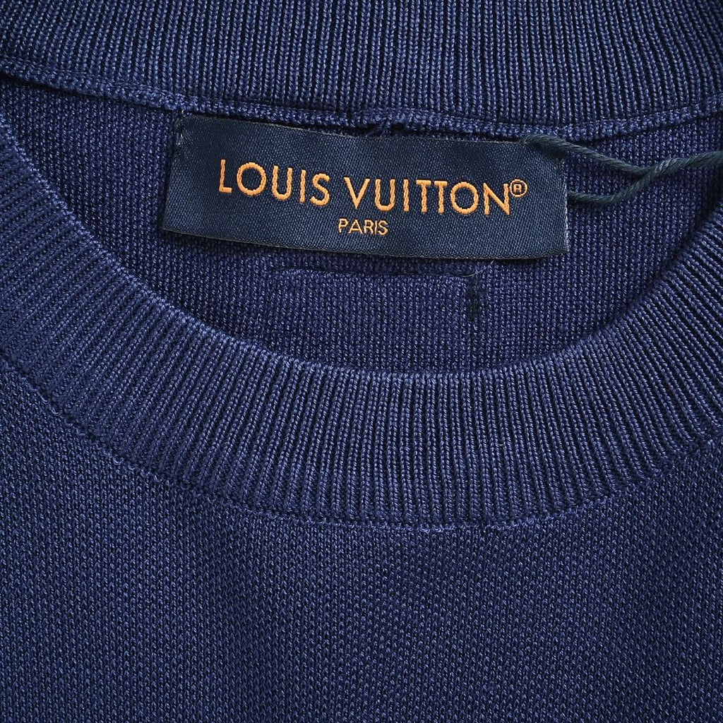 Louis Vuitton Monogram Jacquard T-Shirt — Marine