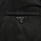 Prada Re-Nylon Down Jacket — Black, Triangle Logo