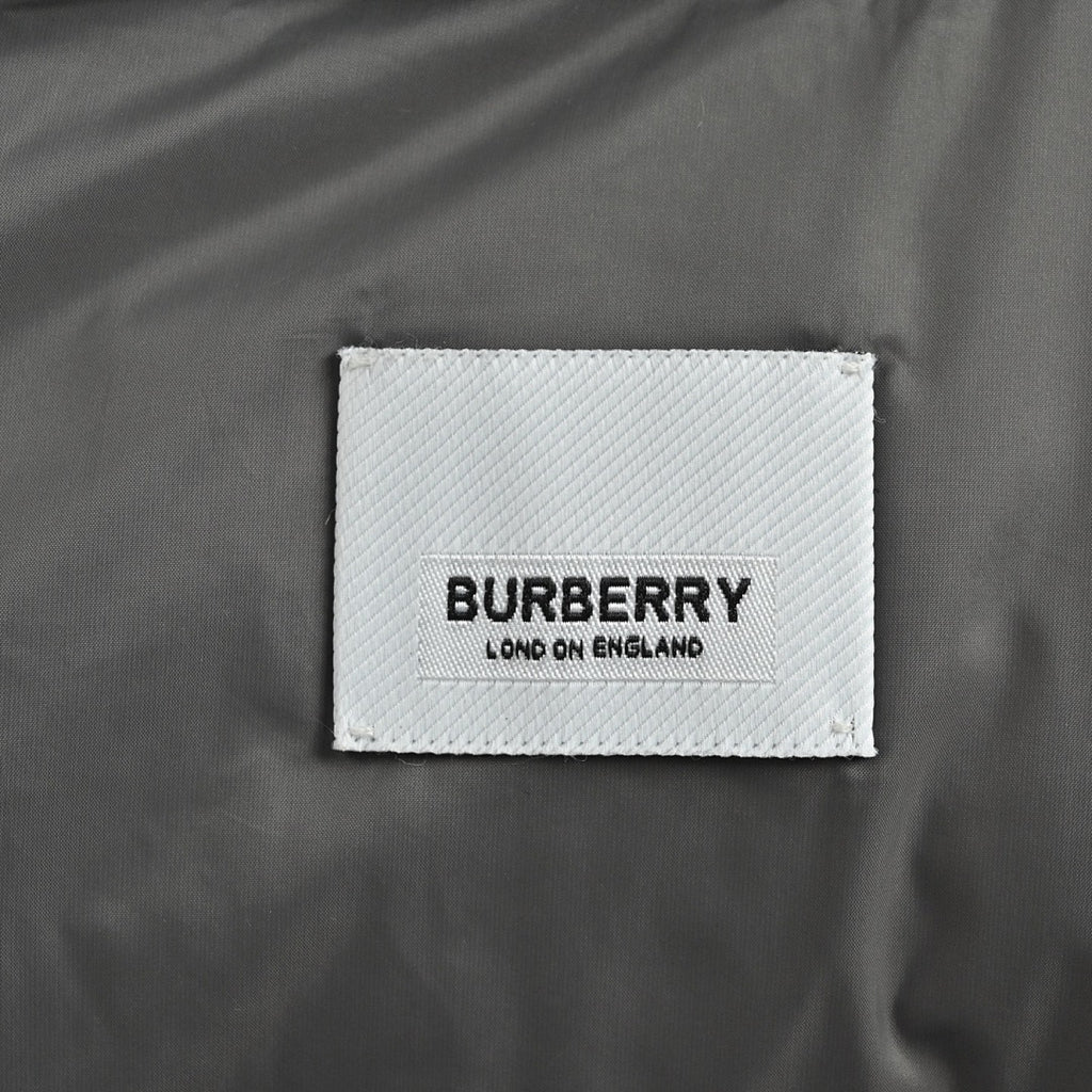 Burberry Hooded Down Jacket — Olive Green, Vintage Check Hood Lining