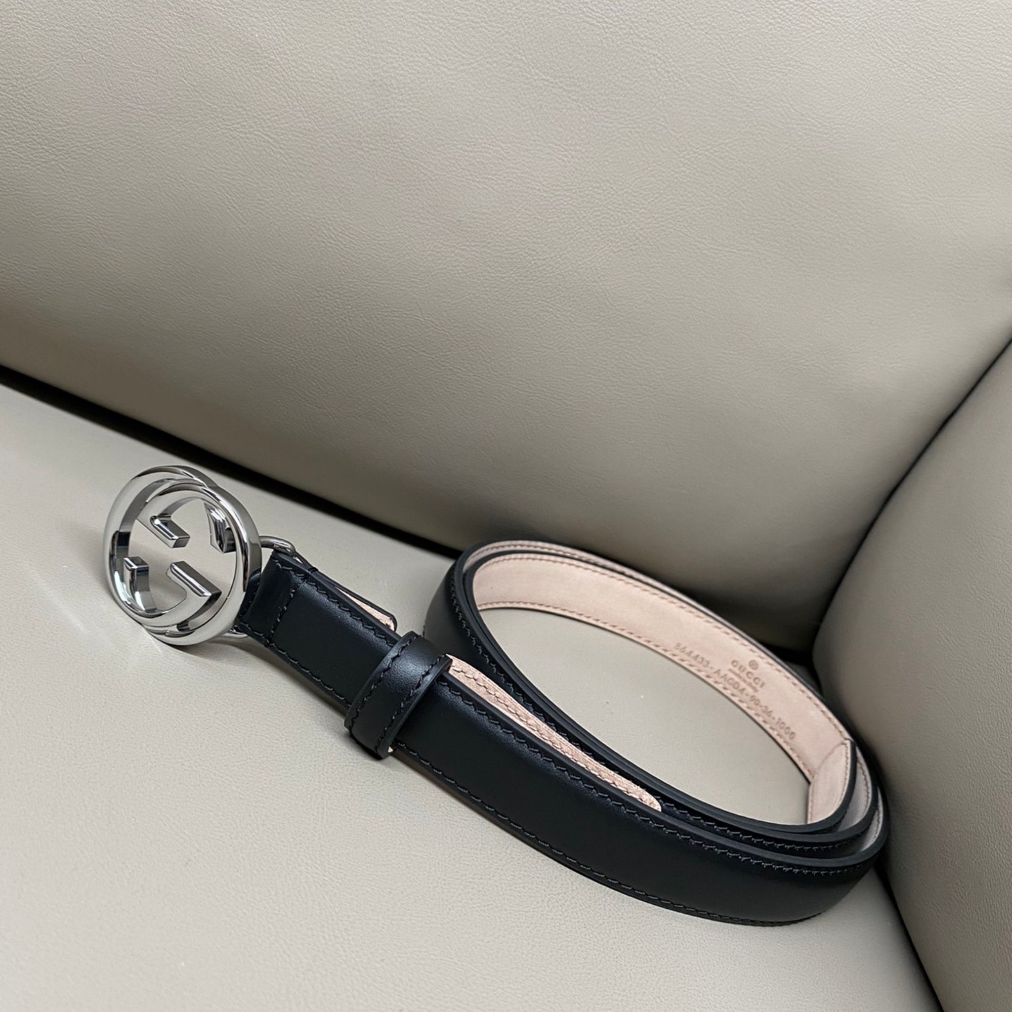 Gucci Women's Leather Belt — Iconic GG Buckle Design