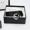 Gucci Reversible Leather Belt | Double G Silver Buckle