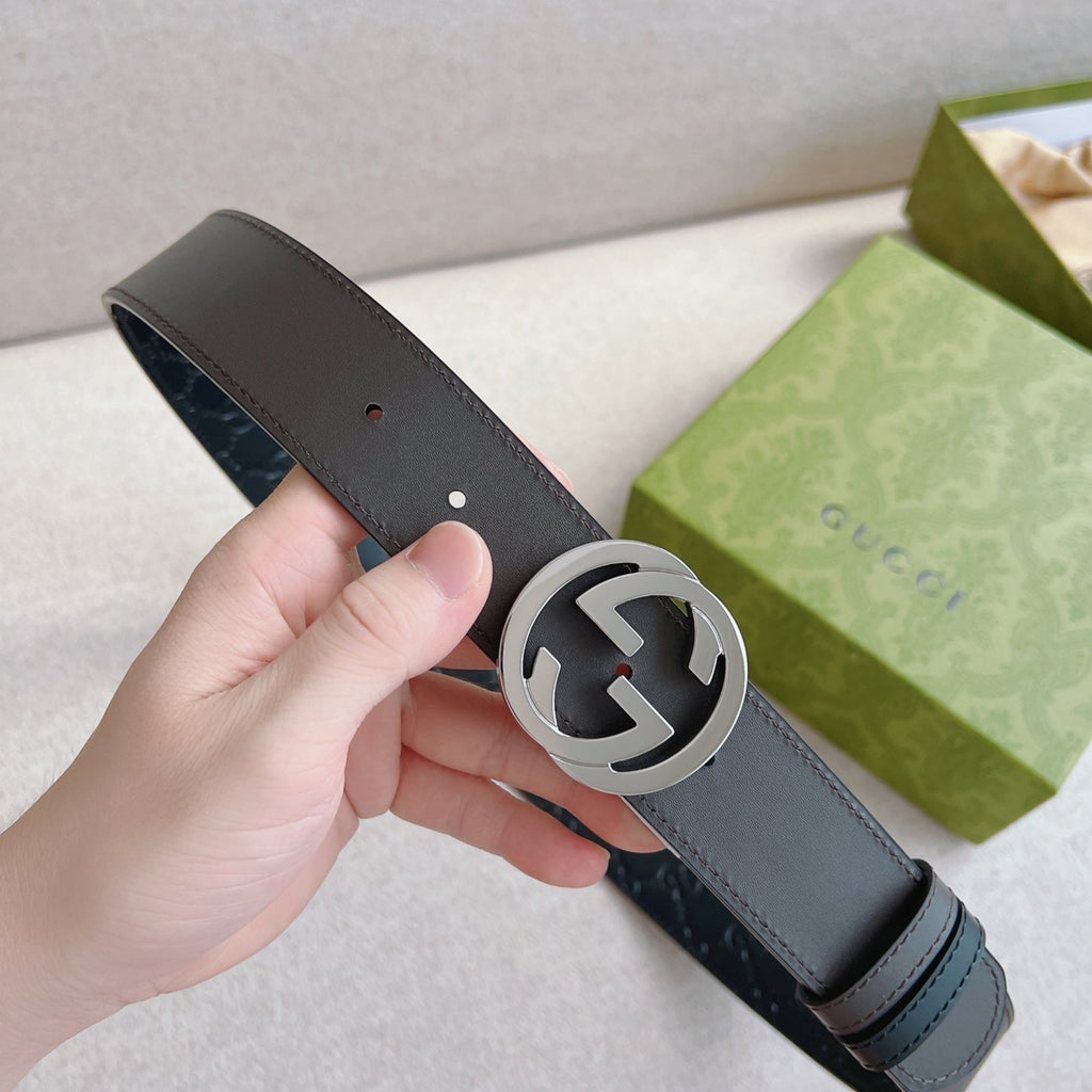 Gucci 2026 Men's Statement Belt — Premium Leather
