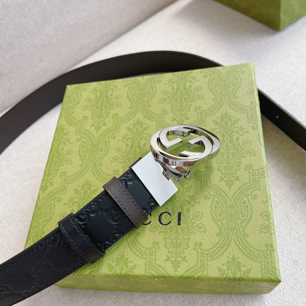 Gucci 2026 Men's Statement Belt — Premium Leather