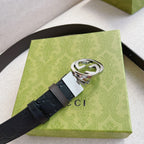 Gucci 2026 Men's Statement Belt — Premium Leather
