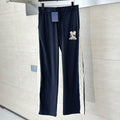 Louis Vuitton Navy Quilted Side Panel Track Trousers