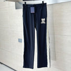 Louis Vuitton Navy Quilted Side Panel Track Trousers