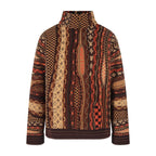 Louis Vuitton Monogram Patchwork Knit Zip Jacket
