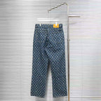 Louis Vuitton Logo-Embroidered Jeans