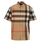 Burberry Classic Check Shirt with Aligned Pattern