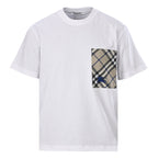 Burberry Short-Sleeve T-Shirt with Pocket & Equestrian Knight Embroidery