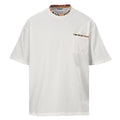 Burberry Check-Trim Neckline & Chest Pocket T-Shirt