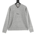 Dior Ribbed V-Neck Sweater